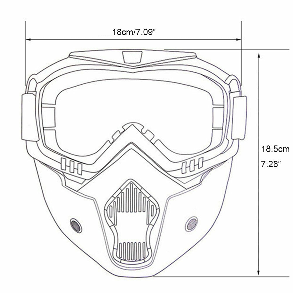 Winter Snow Sport Goggles with UV Protection and Removable Lens for Ski Snowboard Snowmobile