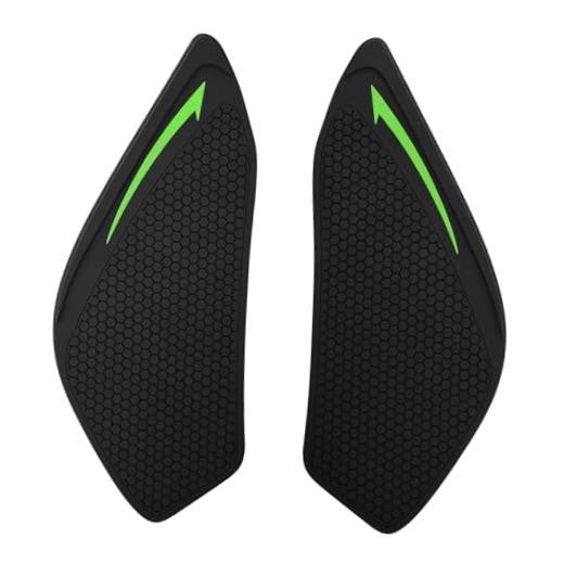 Motorcycle Tank Grip Protector Pads Anti-Slip Honeycomb Green for Kawasaki ZX-6R