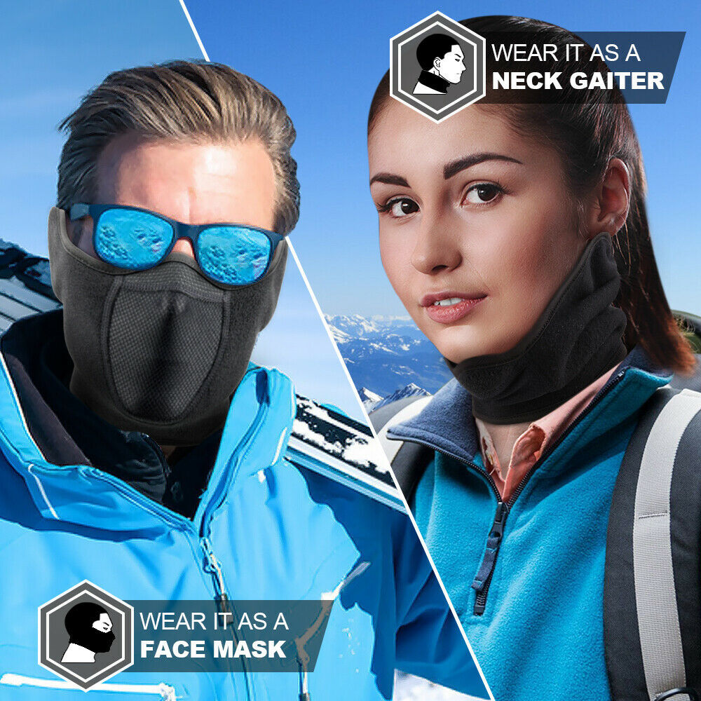 Winter Windproof Ski Face Mask with Ear Cover for Cold Weather Riding