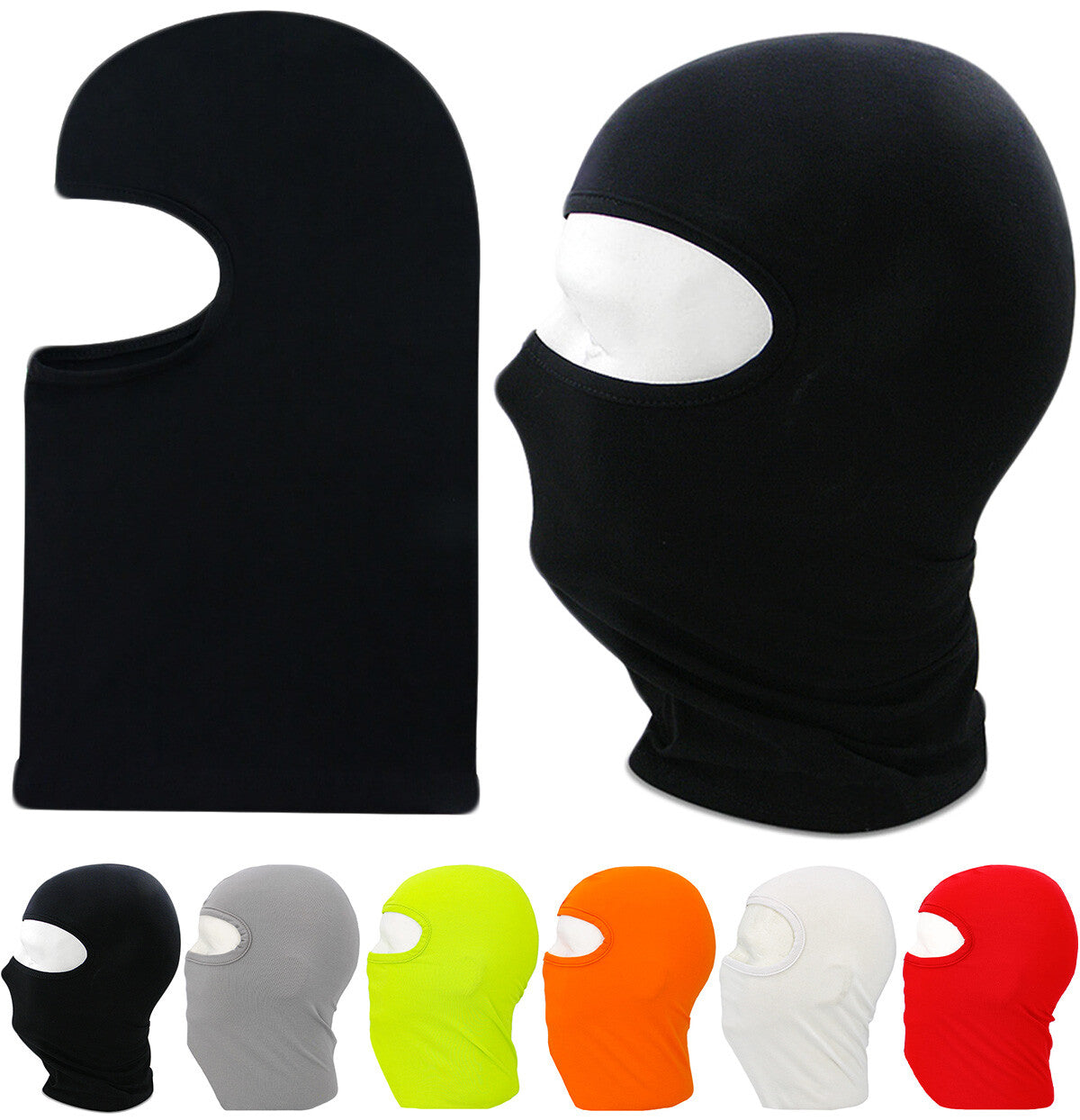 Full Face Cotton Ski Ninja Mask Balaclava Head Cover for Winter Sports
