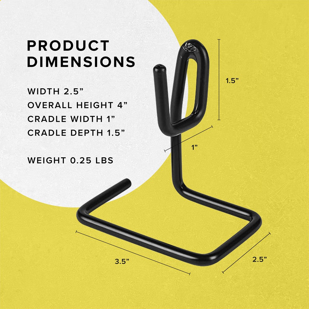 Universal Handgun Display Stand for Semi Auto & Revolver - Powder Coated Steel