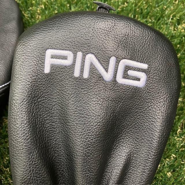 Golf Club Headcover Set for Driver, Fairway Wood & Hybrid - Black