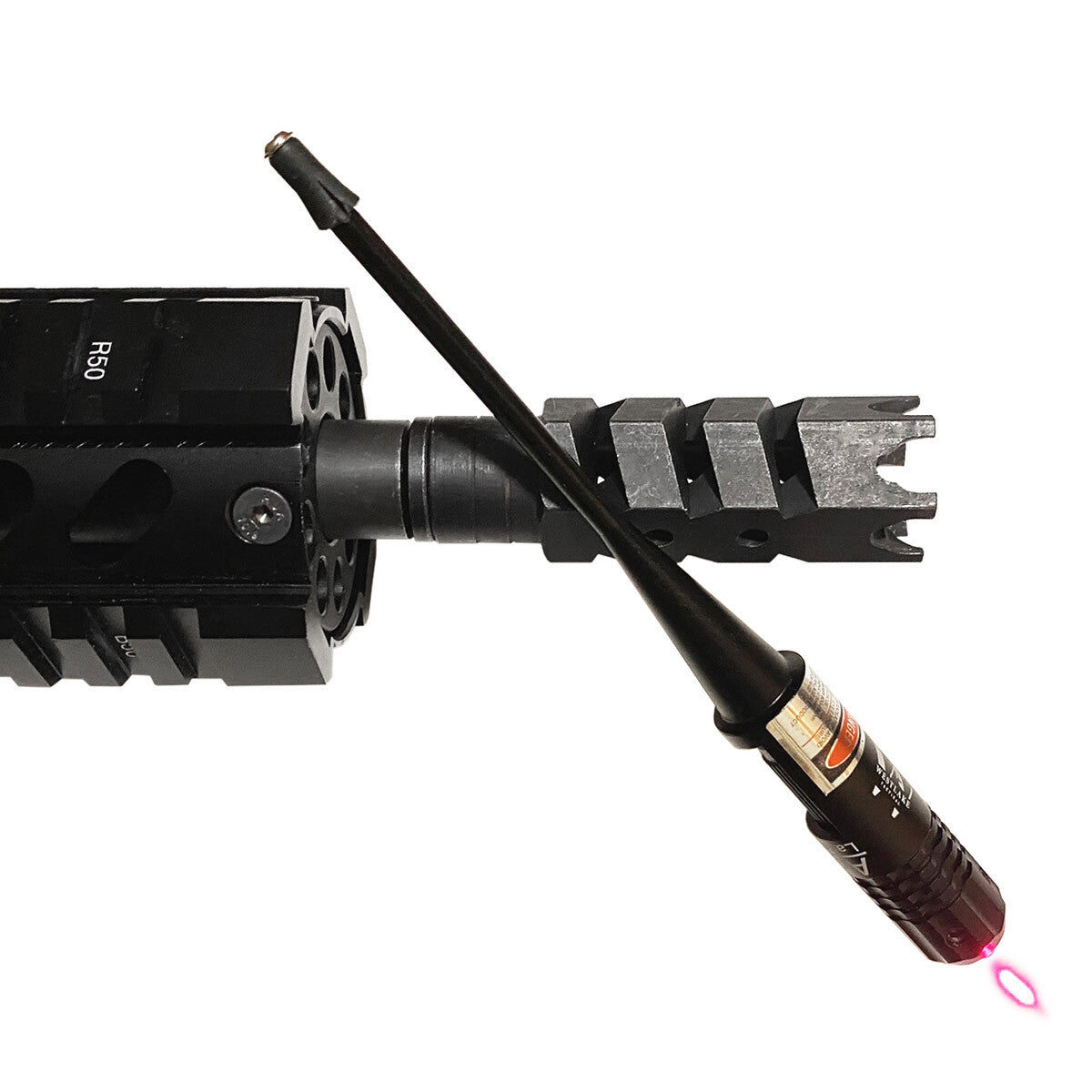 Laser Kit for .22 to .50 Caliber Rifles and Handguns - Red Collimator