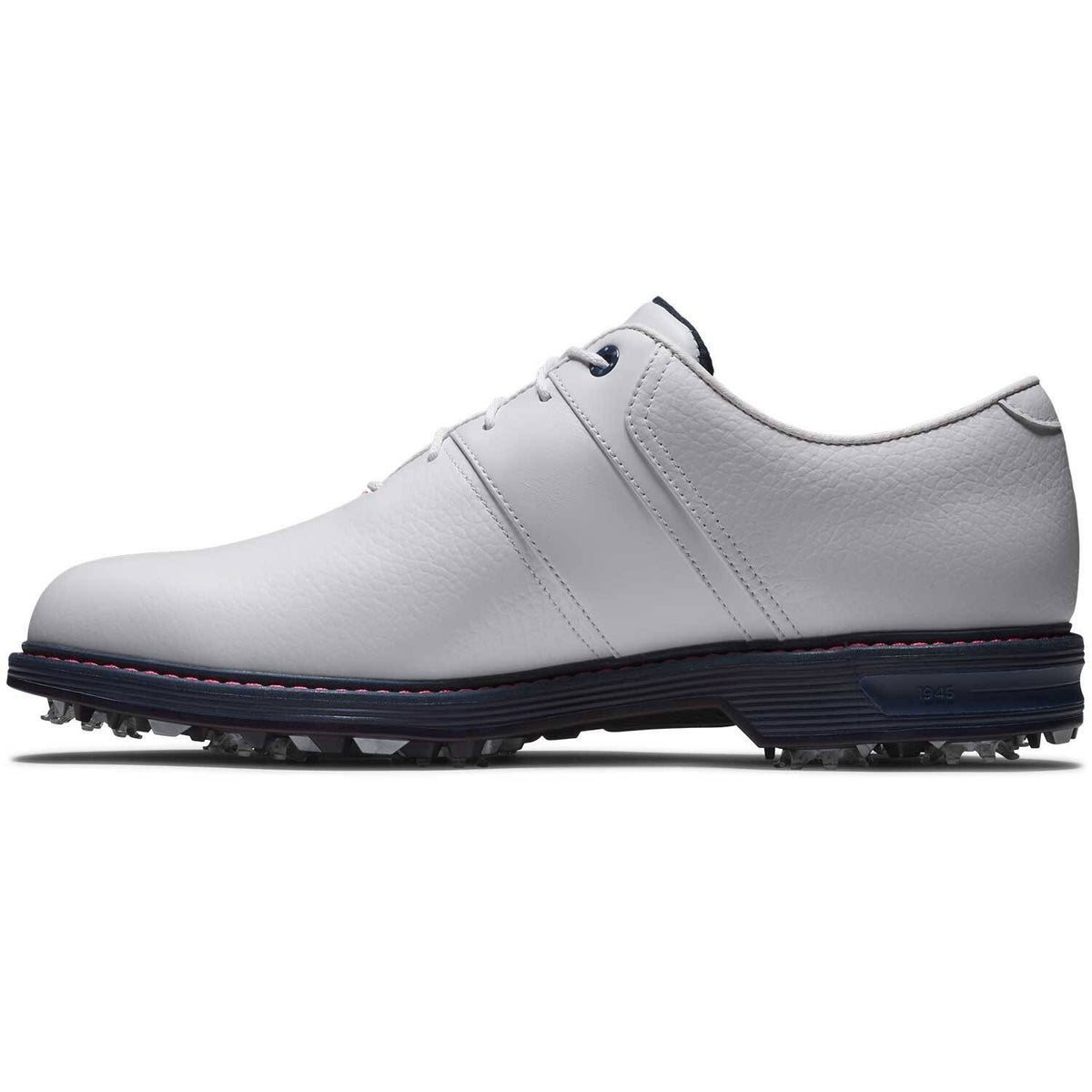 Men's Waterproof Golf Shoes Packard Series White Navy Pink - All Sizes