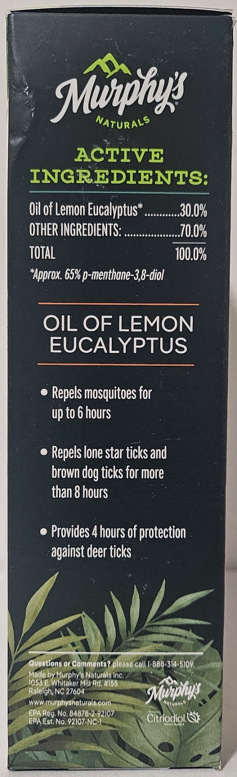 Mosquito and Tick Repellent Spray with Lemon Eucalyptus Oil - 3 Pack