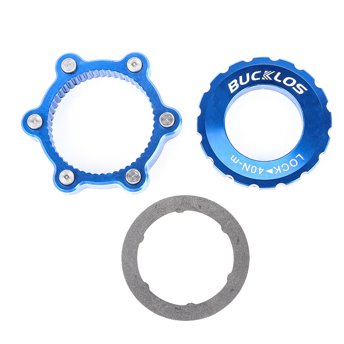 Bike Disc Brake Centerlock Adapter Ring for 6-Bolt Rotor Conversion