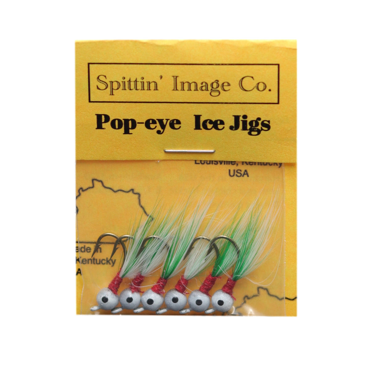 Artificial Fishing Jigs - 1/20 oz Flies with Hand Tied Feathers - 6 Pack