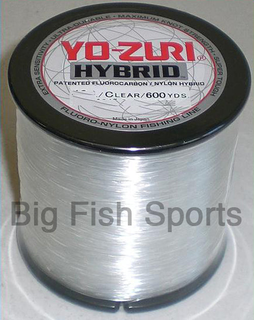 Hybrid Fluorocarbon Fishing Line 25lb 600yd Clear Saltwater & Freshwater
