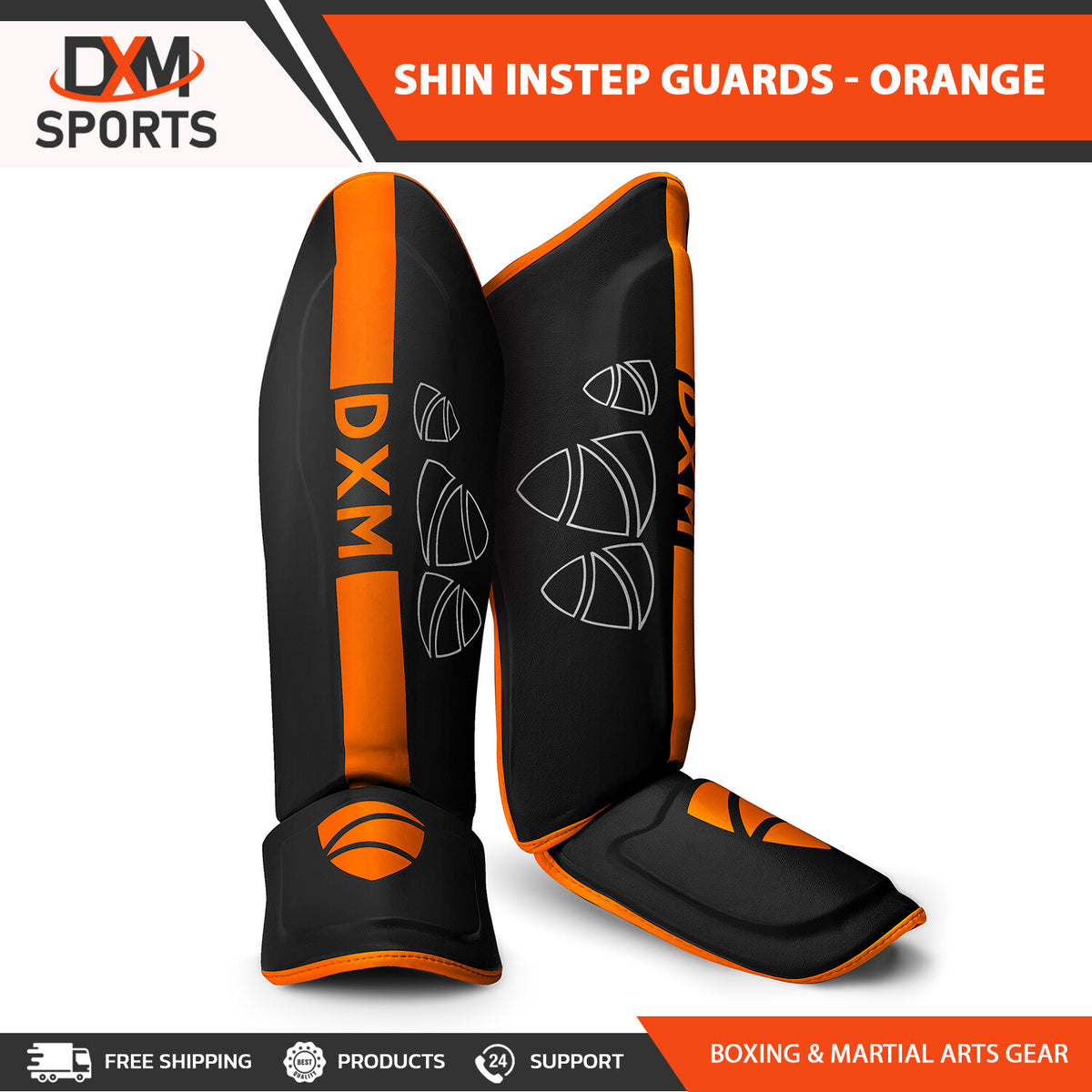 Kickboxing Shin & Instep Guards - MMA Muay Thai Training Leg Protection
