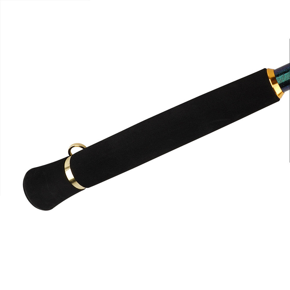 Seawater Boat Fishing Rod 6'6" 10-25lb Spinning & Casting Rod Carbon Solid Tips