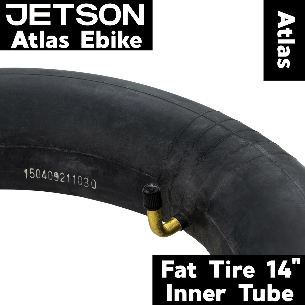 14-Inch Fat Tire Inner Tube for Jetson ATLAS eBike - Rear or Front Replacement