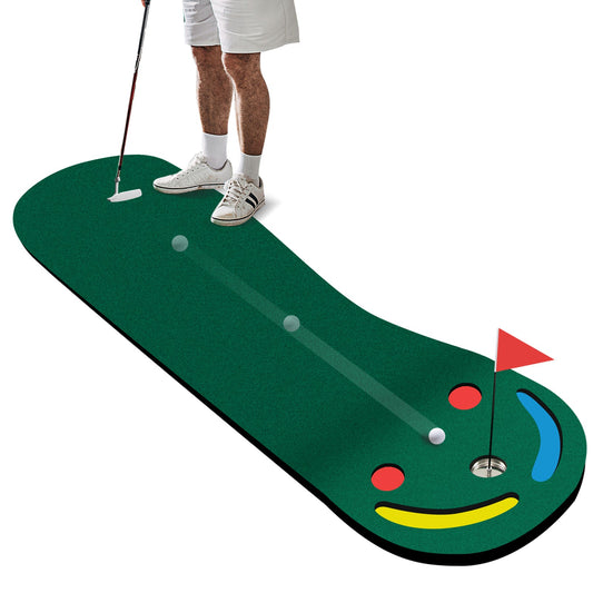 9.8FT x 3FT Golf Putting Green Mat Set for Indoor & Outdoor Practice