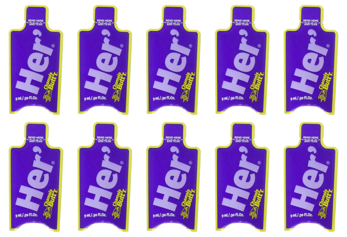 Anti-Chafe Cream Sachets - 10 Pack for Cycling & Sports Comfort