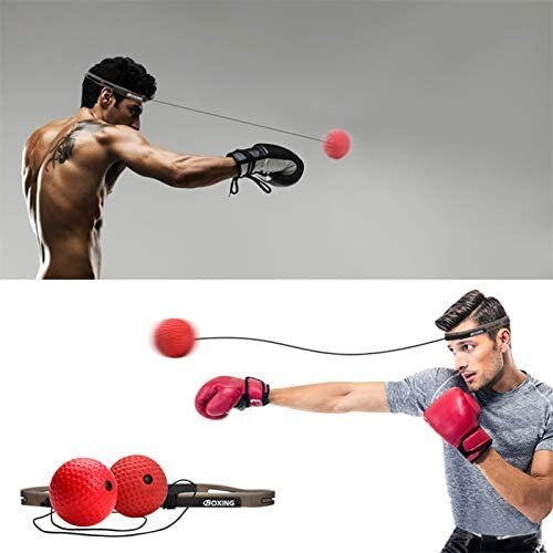 Boxing Speed Ball with Double End Design & Accessories for MMA, Gym & Training