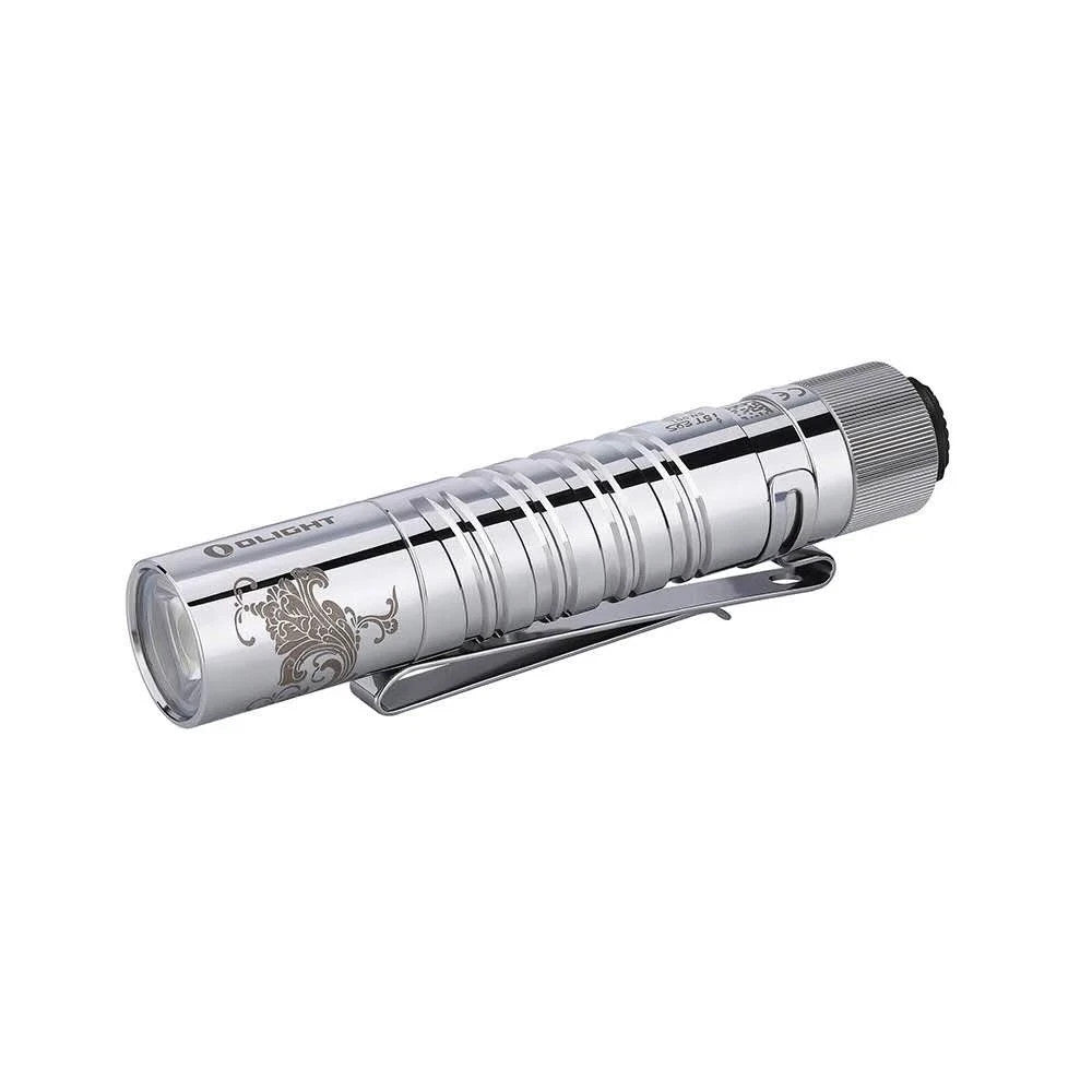 Stainless Steel EDC Flashlight 300 Lumens Tail Switch Compact Portable