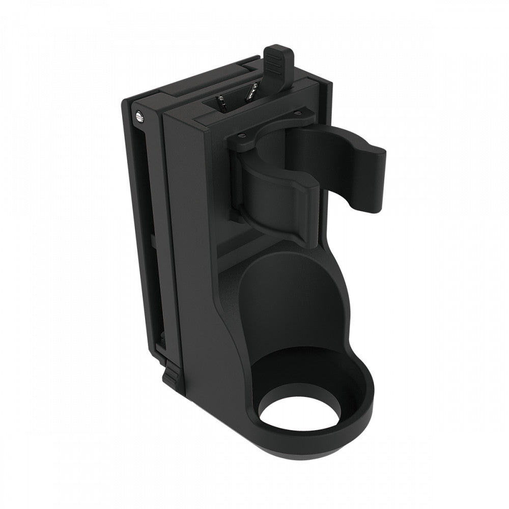 Tactical Flashlight Holster for Duty Belt - Fits Mid-Size Lights with Locking Clip