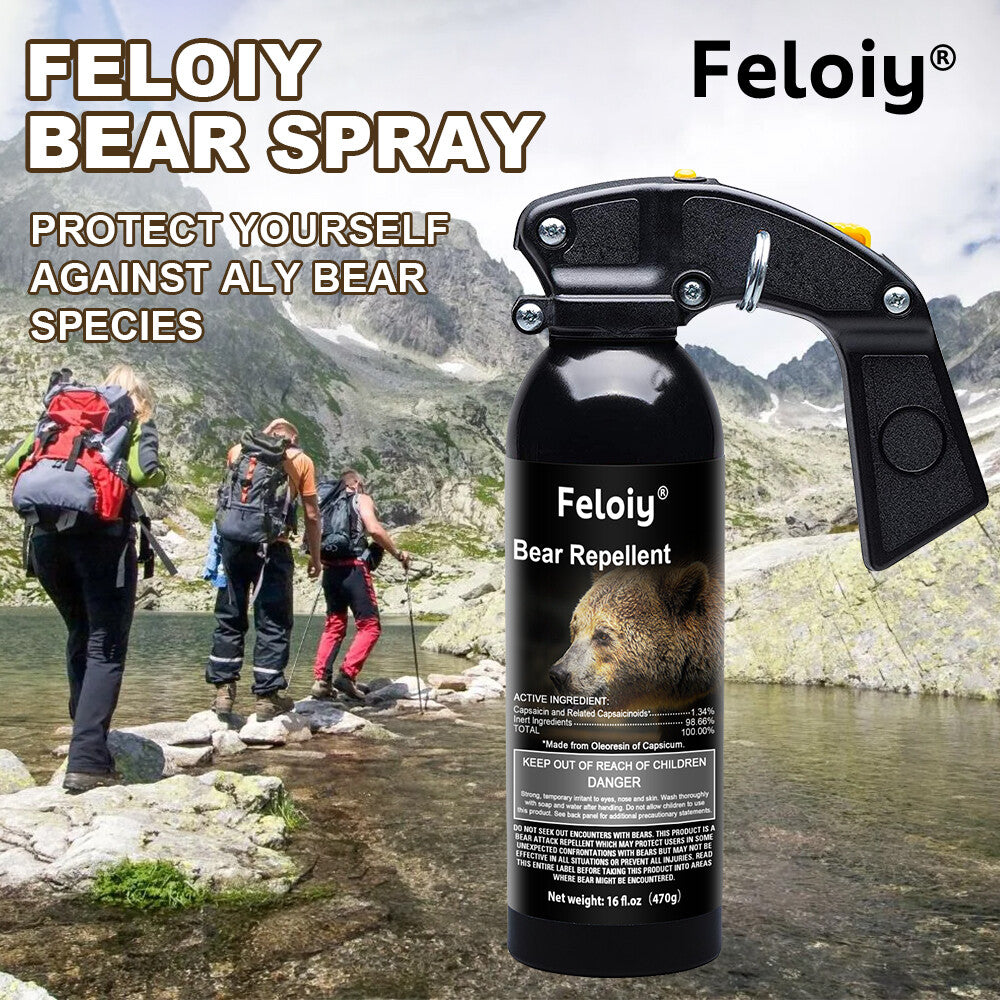 Bear Spray 16 oz - Maximum Strength Self-Defense with Holster