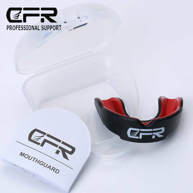 Boxing Mouth Guard Teeth Protector Gum Shield Impact Mouthpiece with Case