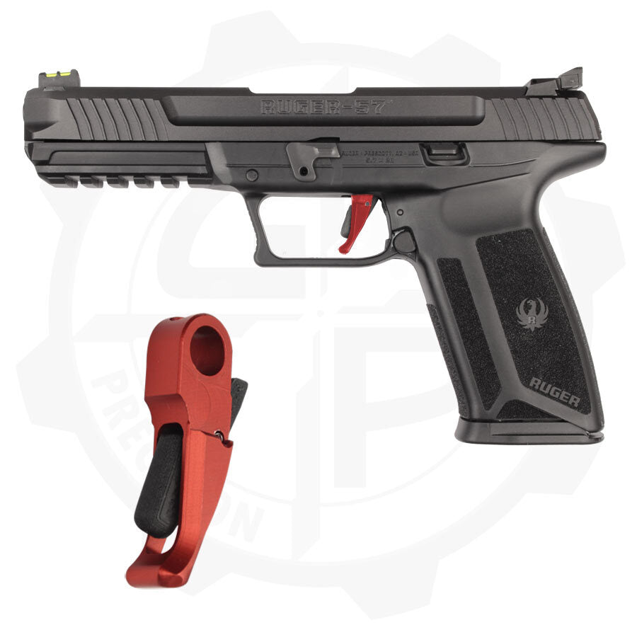 Bellator Short Stroke Trigger for Ruger 5.7 Pistols - Reduced Travel, Safety Blade, Custom Colors
