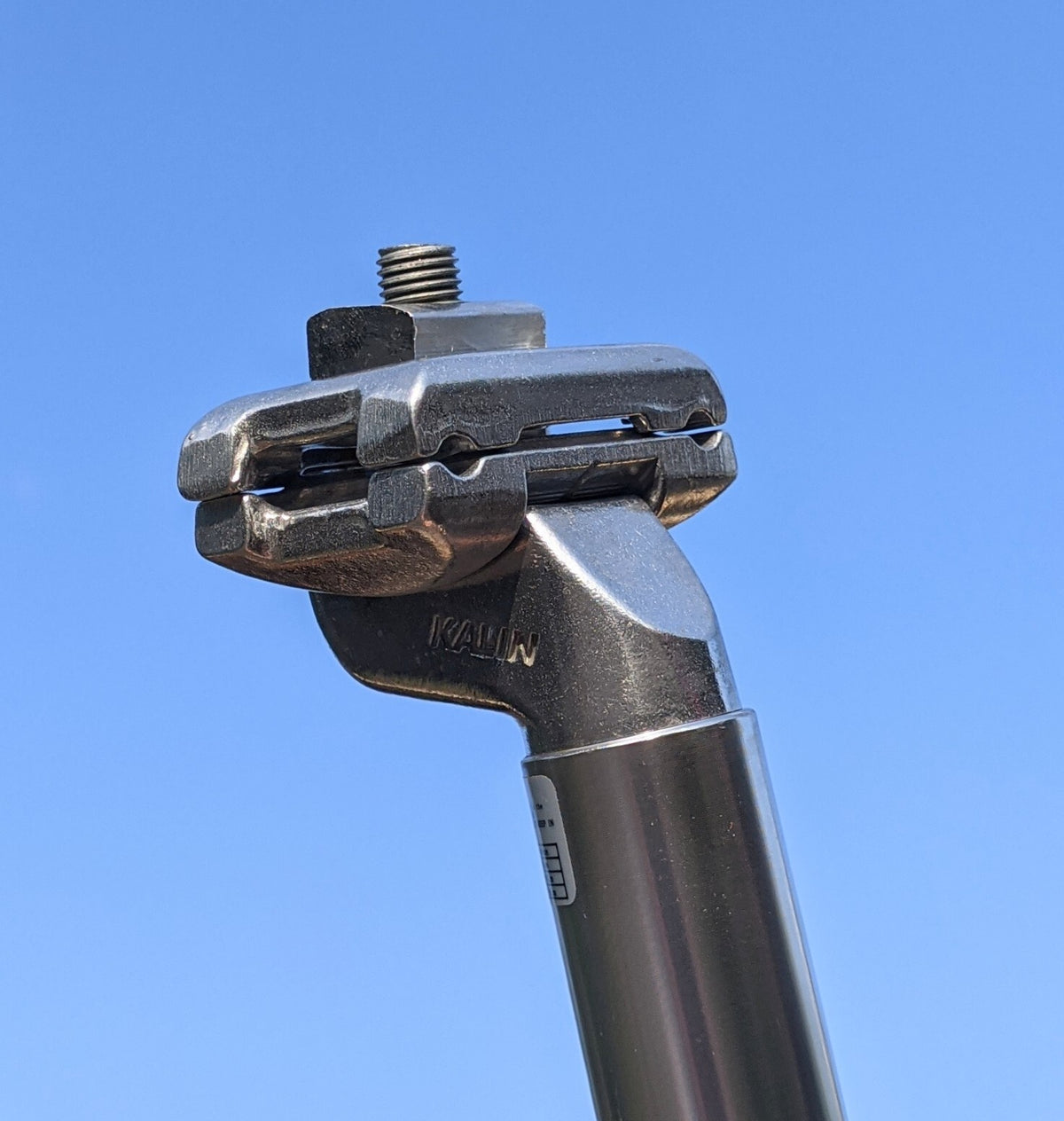 Aluminum Bicycle Seatpost 350mm - Micro Adjustable Head for Standard Saddles