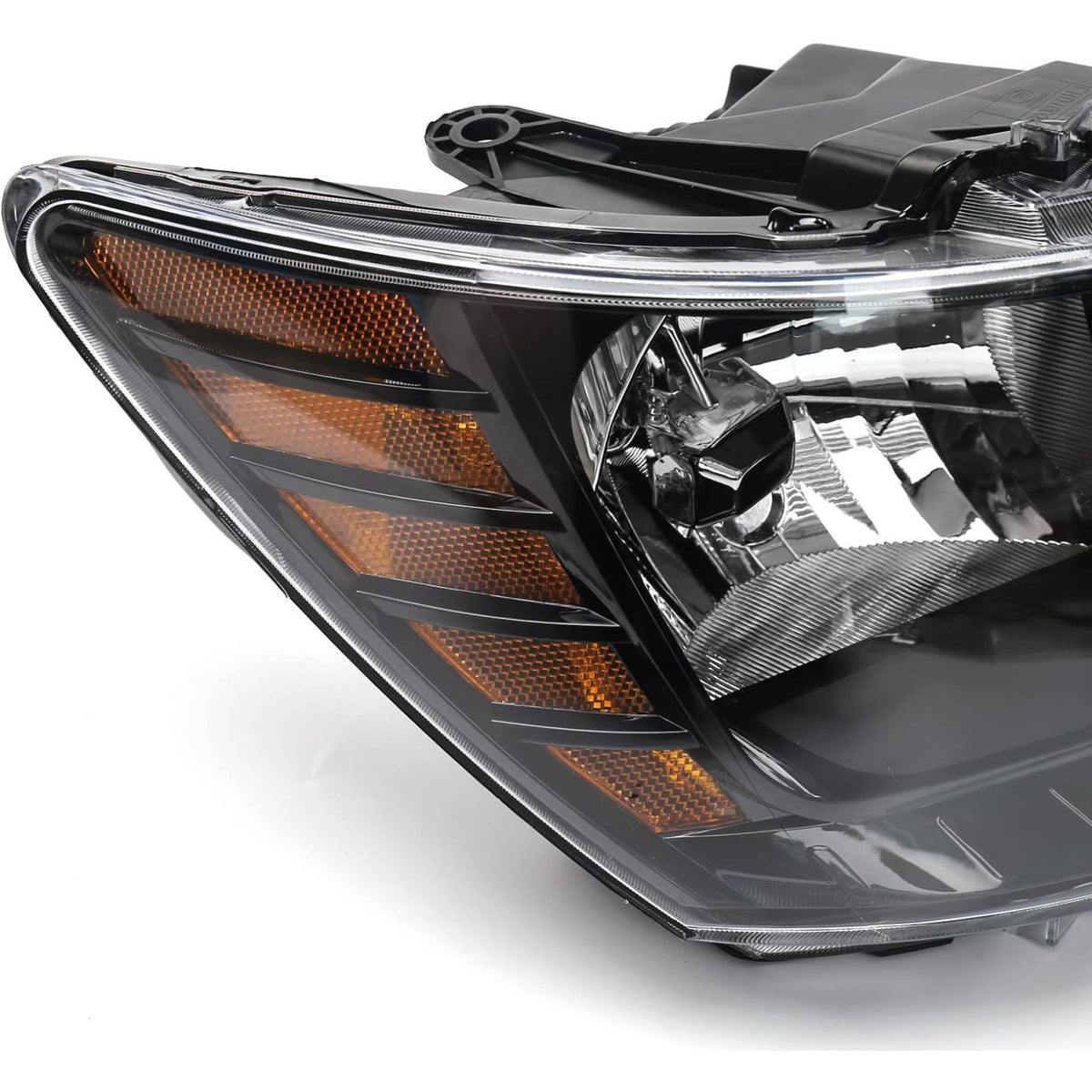 Right Headlamp for Dodge Journey 2009-2018 Halogen Replacement Black