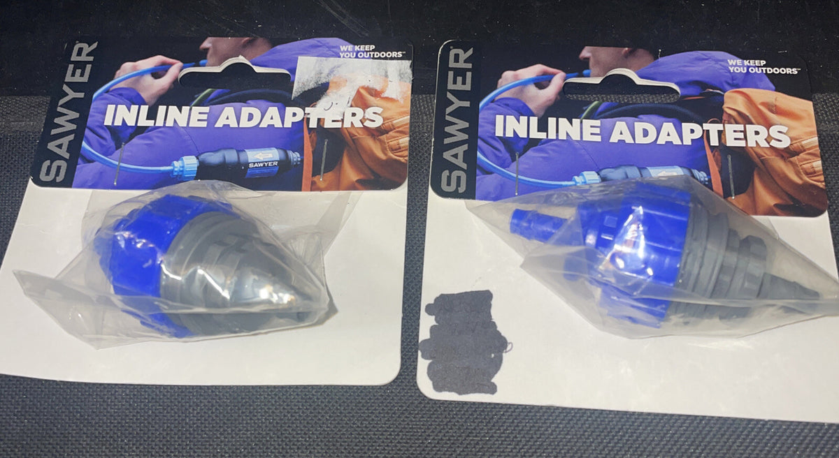 Inline Hydration Adapter for Hydration Packs - Blue/Gray, New