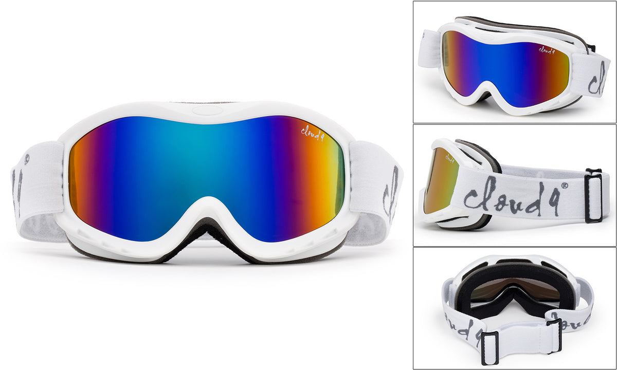 Kids Snow Ski Goggles Dual Lens Youth Ski Goggle with Pouch - Multiple Colors