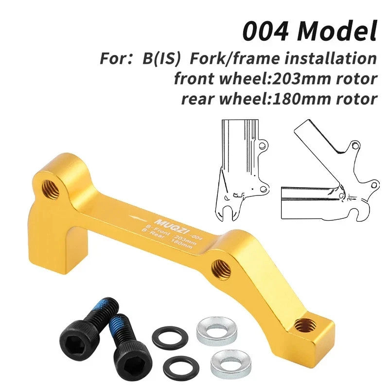 Bike Disc Brake Caliper Mount Adapter IS to Post Mount 140-203mm for MTB