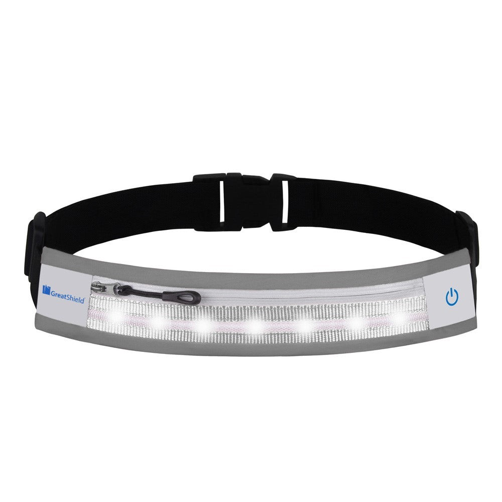 Waterproof LED Sport Waist Belt Pouch for Running & Outdoor Activities