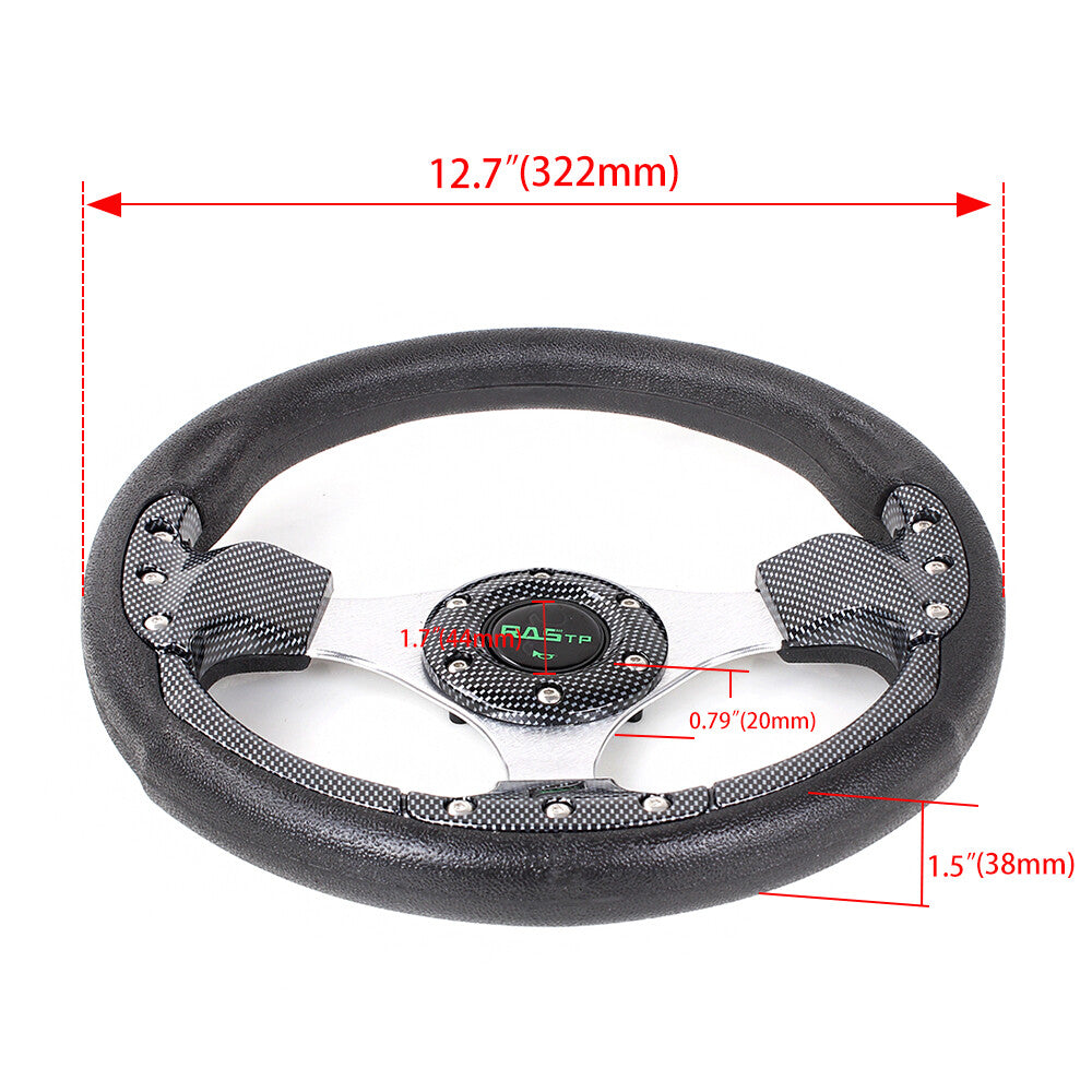Golf Cart Steering Wheel Adapter for EZGO, Yamaha, Club Car - Multiple Colors