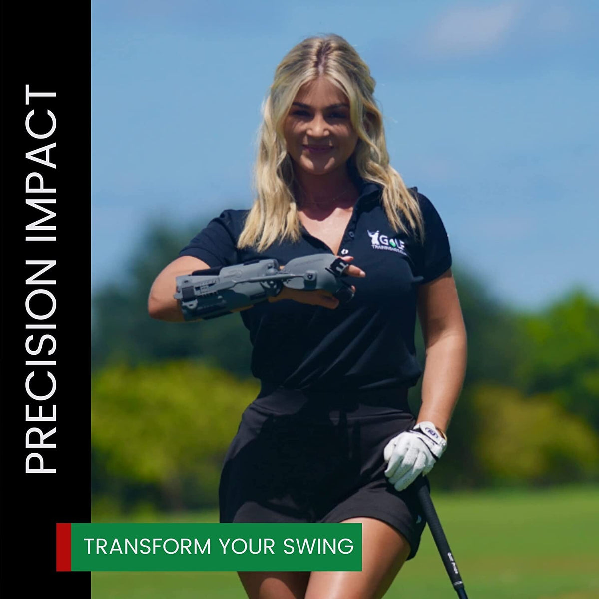 Pure Swing Precision Impact Golf Trainer | Right Handed Wrist