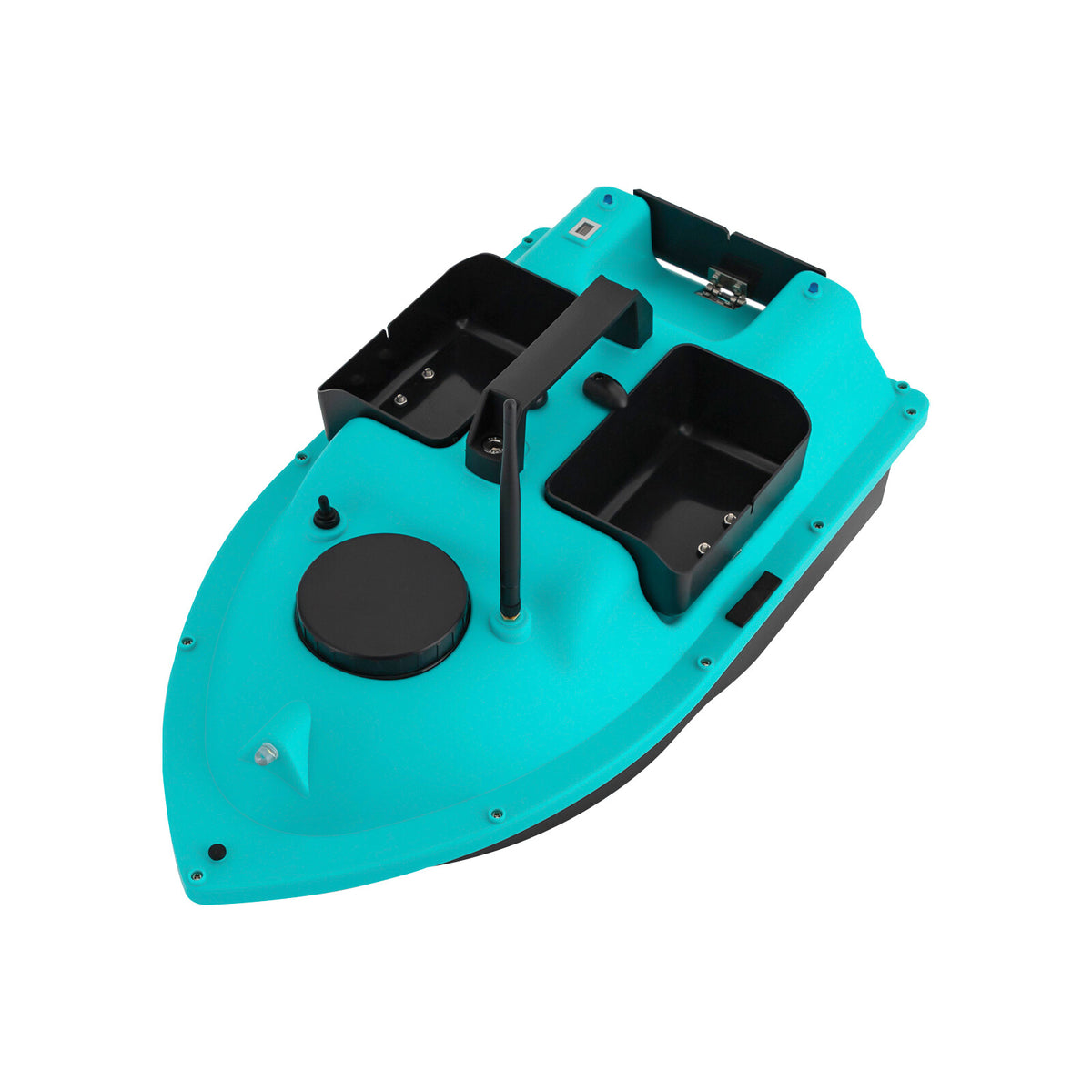 RC Fishing Bait Boat with Dual Motors 5200mAh Battery LED Lights for Sea Lake River