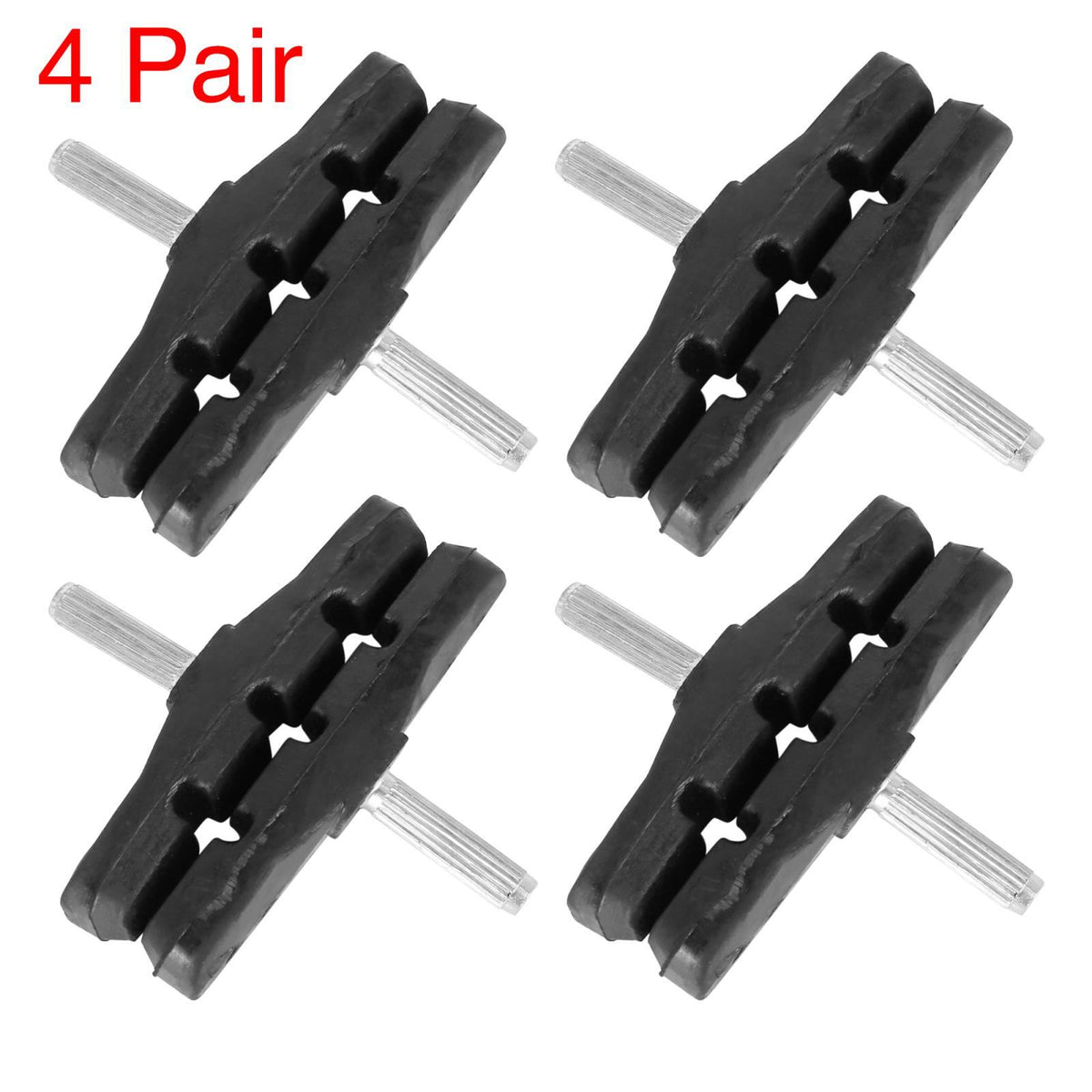 Bike Brake Pads Set for Mountain Bikes - Threadless Post, 70mm, Black