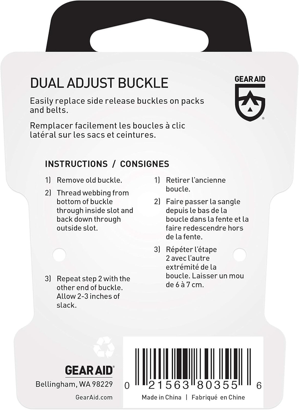 Plastic Replacement Buckle Kit for Backpacks & Gear - Multiple Sizes