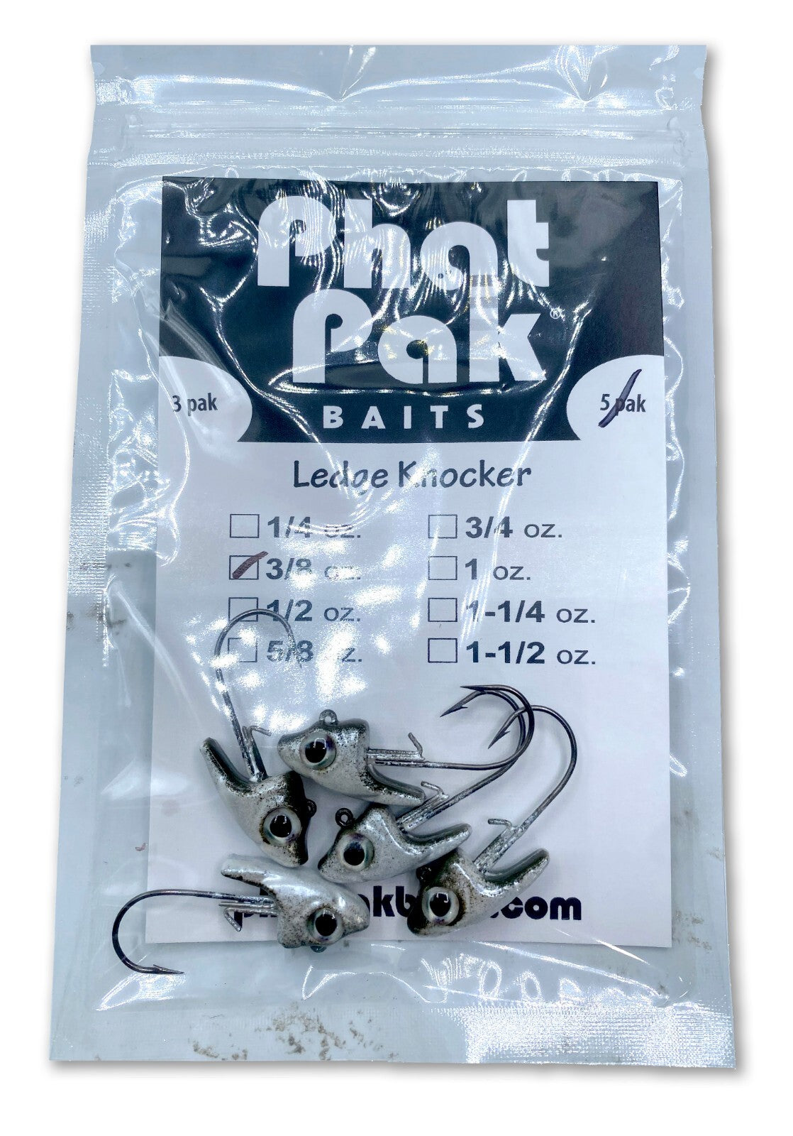 Ledge Knocker Swimbait Jig Heads with 3D Eyes - Multiple Weights & Hooks
