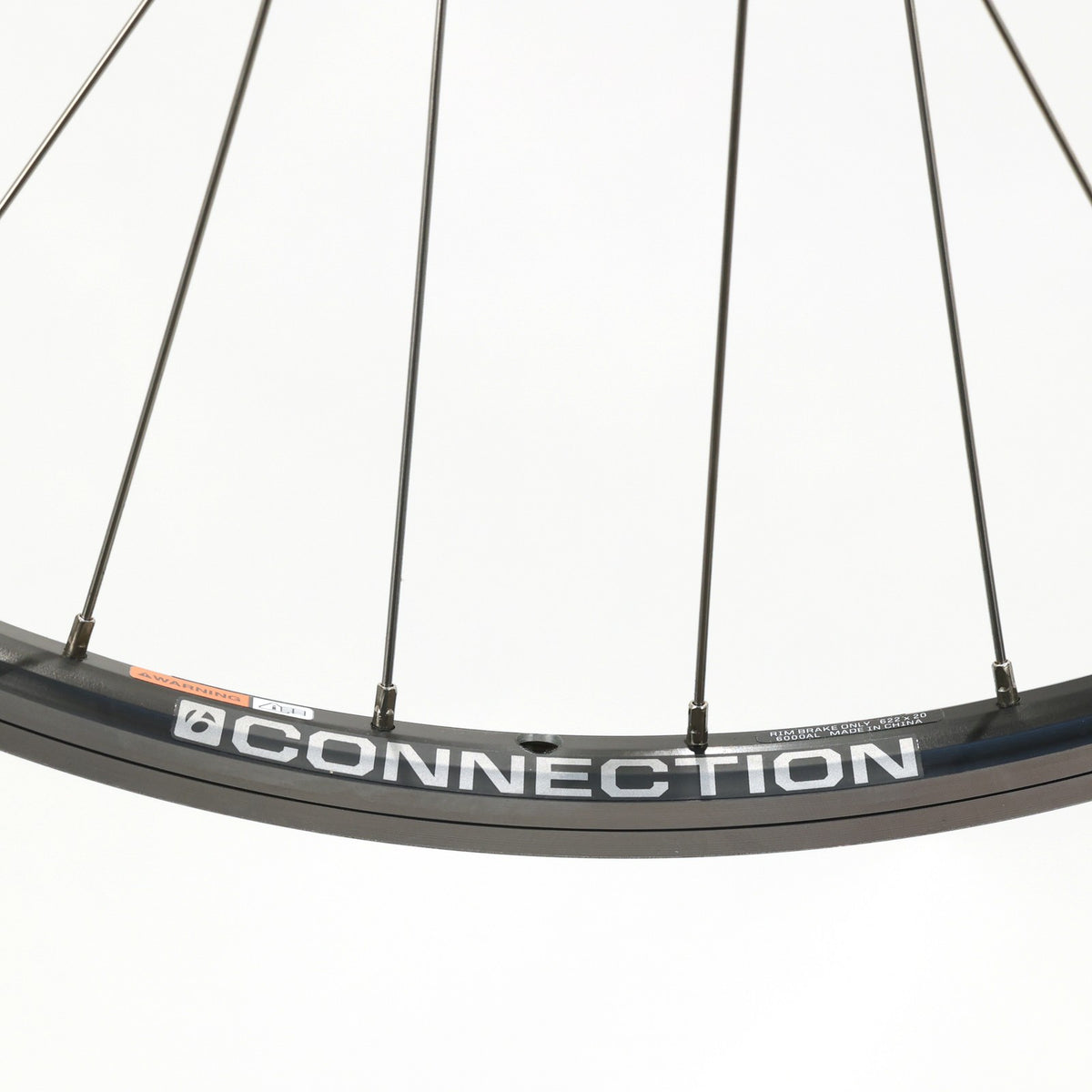 700c Bicycle Rear Wheel - Double Wall Aluminum Rim, Quick-Release, 135mm Spacing