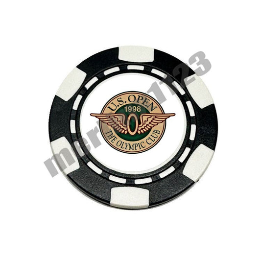 Magnetic Clay Poker Chip Golf Ball Marker - High-Quality Waterproof USA Made