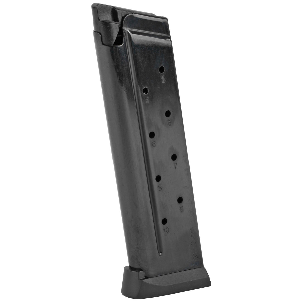 9mm 1911 A1 Magazine Pack - 10-Round Blued Steel Magazines for Full-Size Pistols