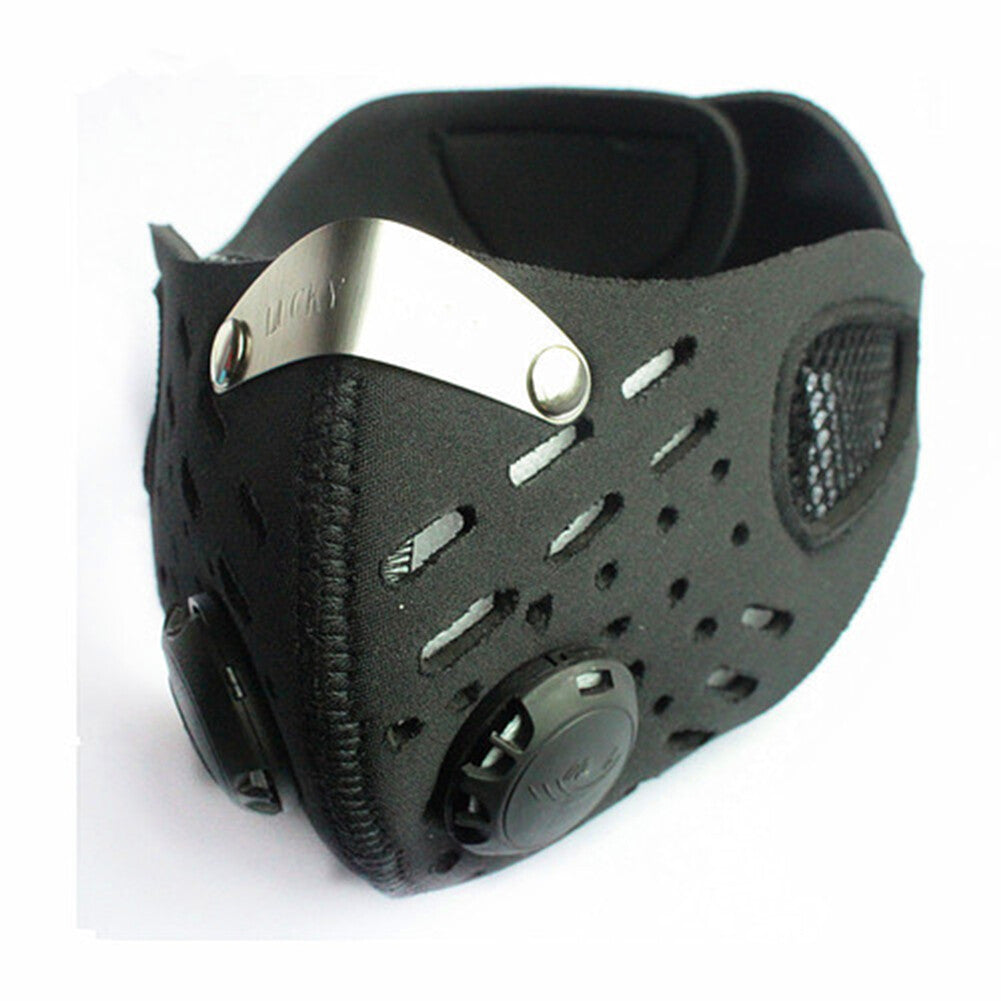 Outdoor Anti-Smoke Face Mask with Filter, Unisex Respirator Mask