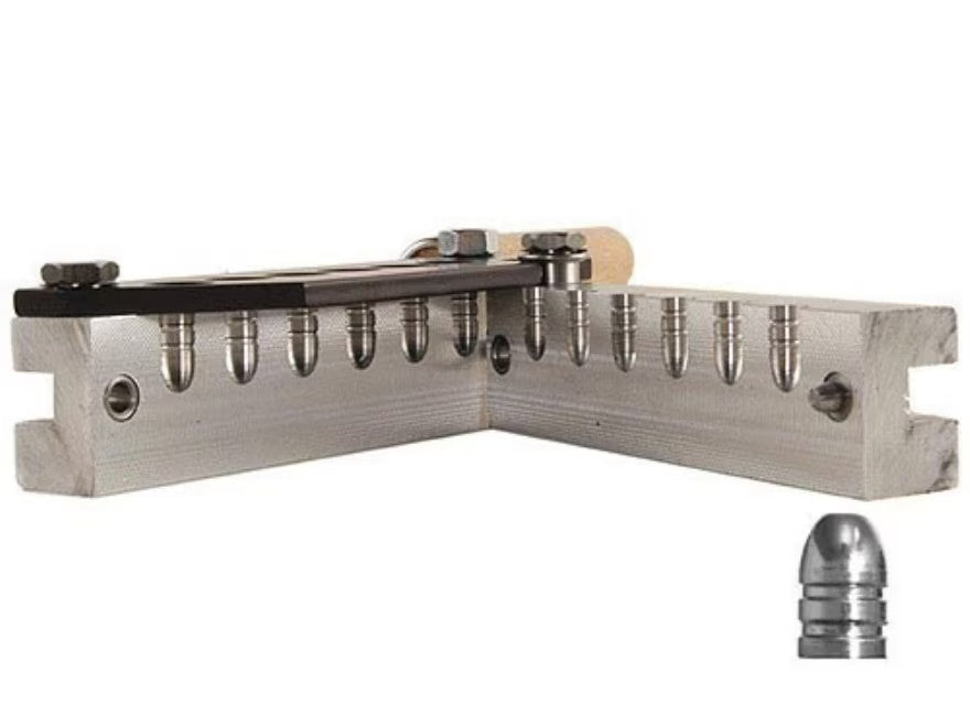 Lee 6-Cavity Bullet Mold Aluminum Cast Lead Castings for 32-20 WCF, 32 S&W Long, 32 Colt