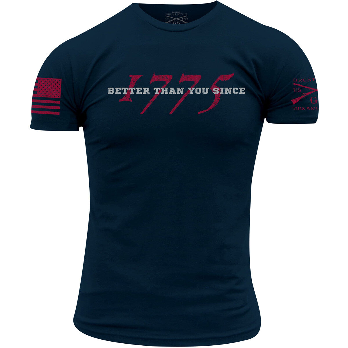 USMC Better Than You Since 1775 T-Shirt - Navy - Unisex Casual Tee