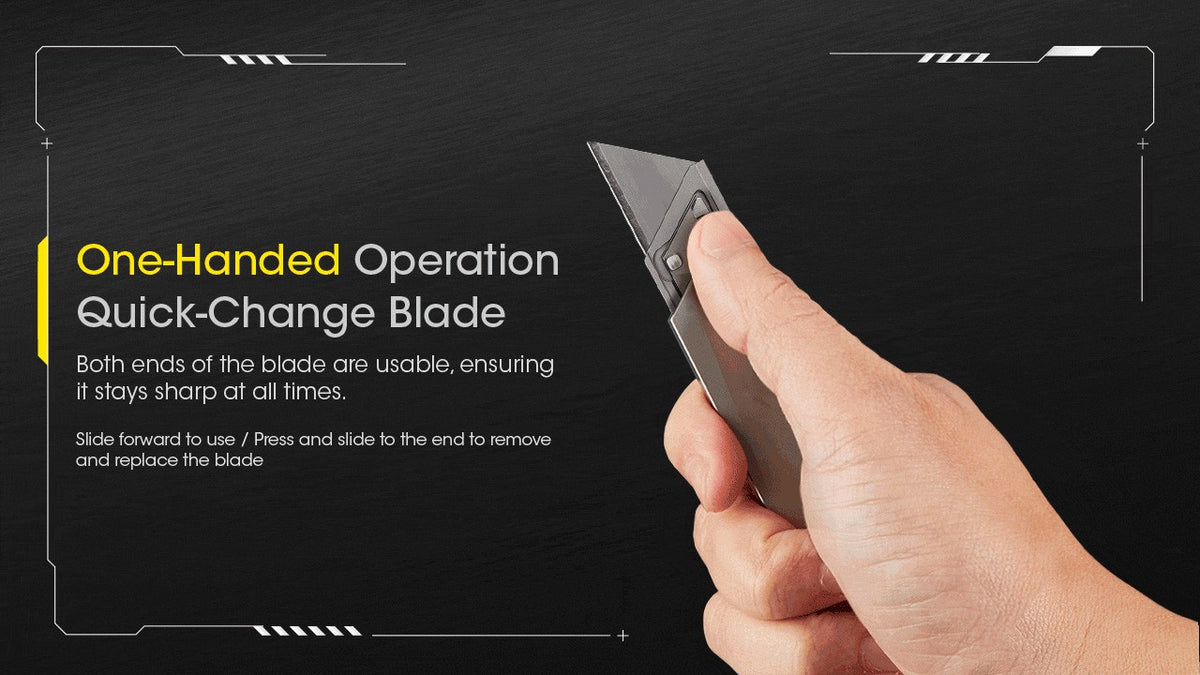 Titanium Utility EDC Knife with Bottle Opener, Compact & Lightweight