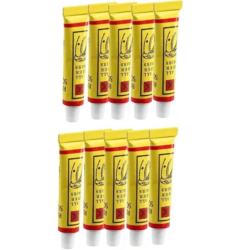 Bicycle Tire Patch Kit with Glue for Inner Tube Repair - Multiple Pack Sizes