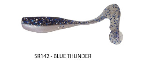Crappie Baits 2.5 Inch Stroll'r Blue Thunder SR142 Pack of 36