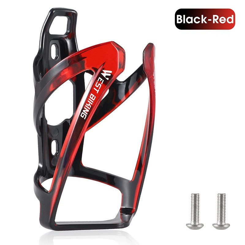 Ultralight Bicycle Water Bottle Cage - Mountain & Road Bike Ready, Colorful Gradient Finish