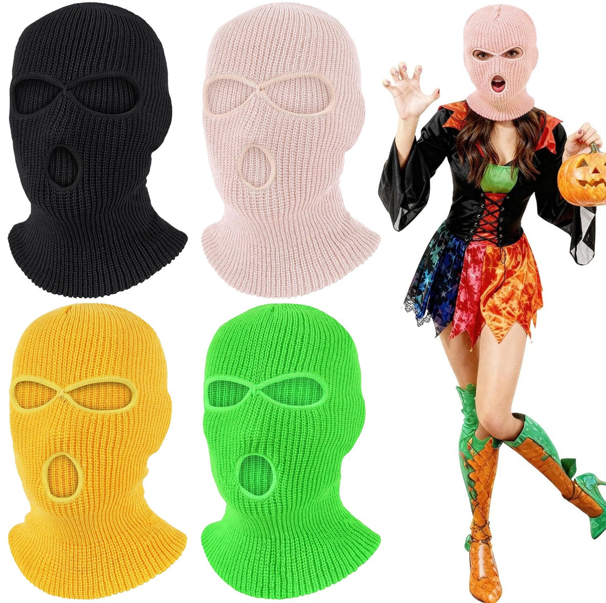 Winter Balaclava Ski Mask Face Cover for Men Women - Multiple Colors