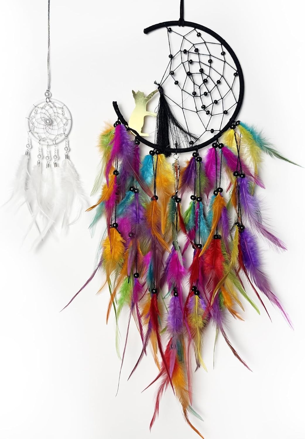 100PCS Rooster Feathers for Costumes Jewelry Crafts - Lightweight & Dyed