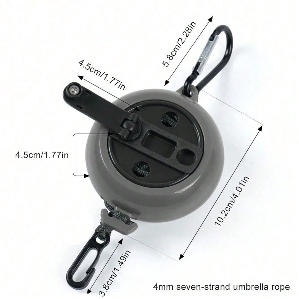Heavy Duty Retractable Bow Rope Tree Stand Accessory 33ft for Hunting