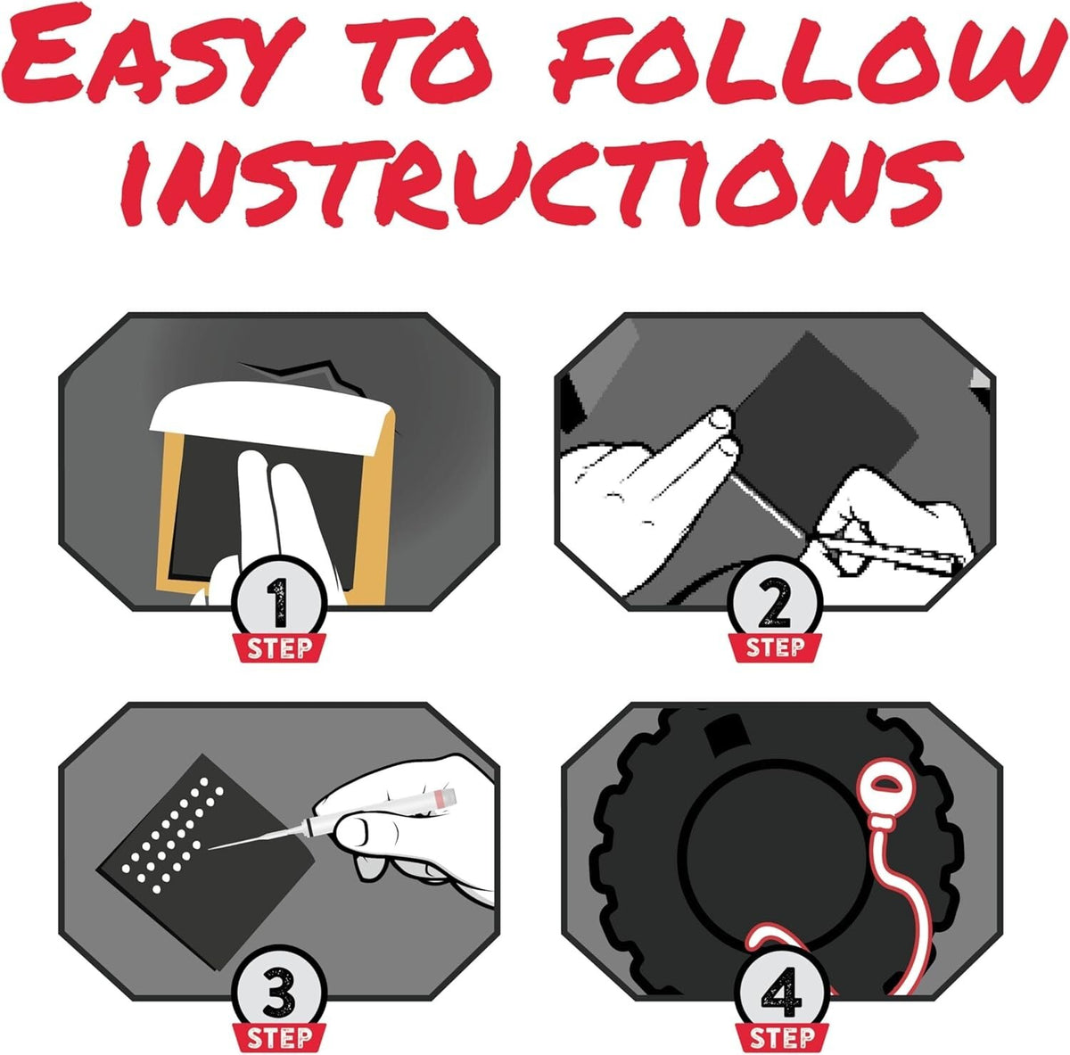 Off-Road Tire Repair Kit for SxS UTV ATV - Sidewall Puncture Fix