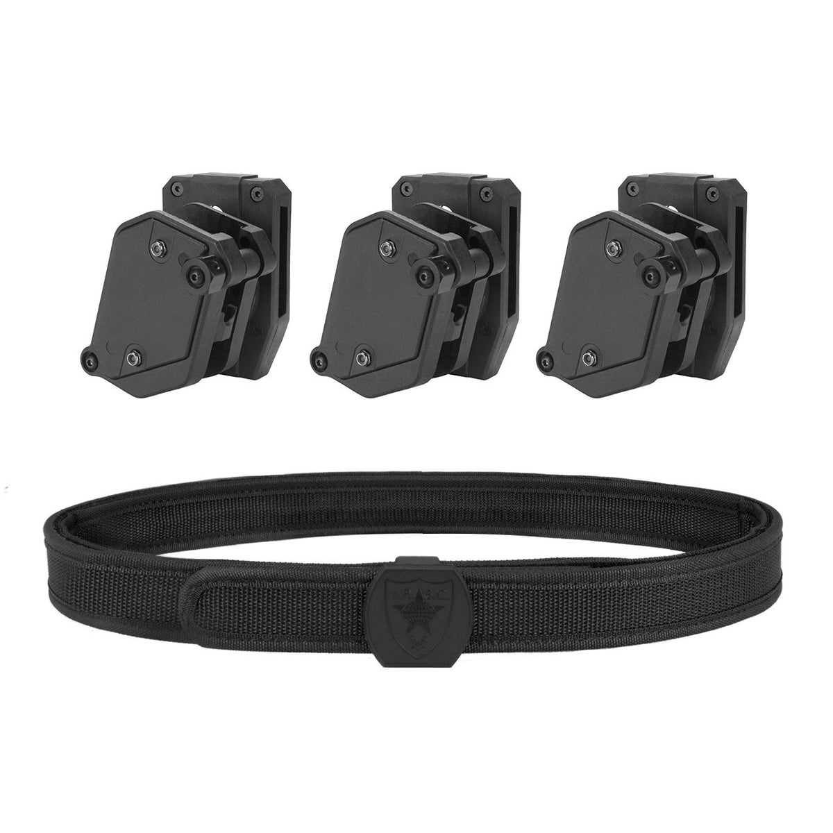 IPSC USPSA Shooting Competition Belt with Multi-Angle Speed Mag Pouch Set